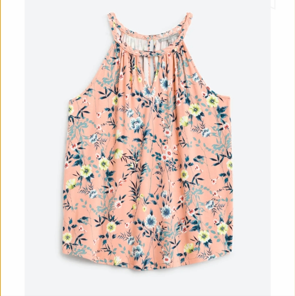 NWOT Keyhole Detail Halter Knit Top 2X